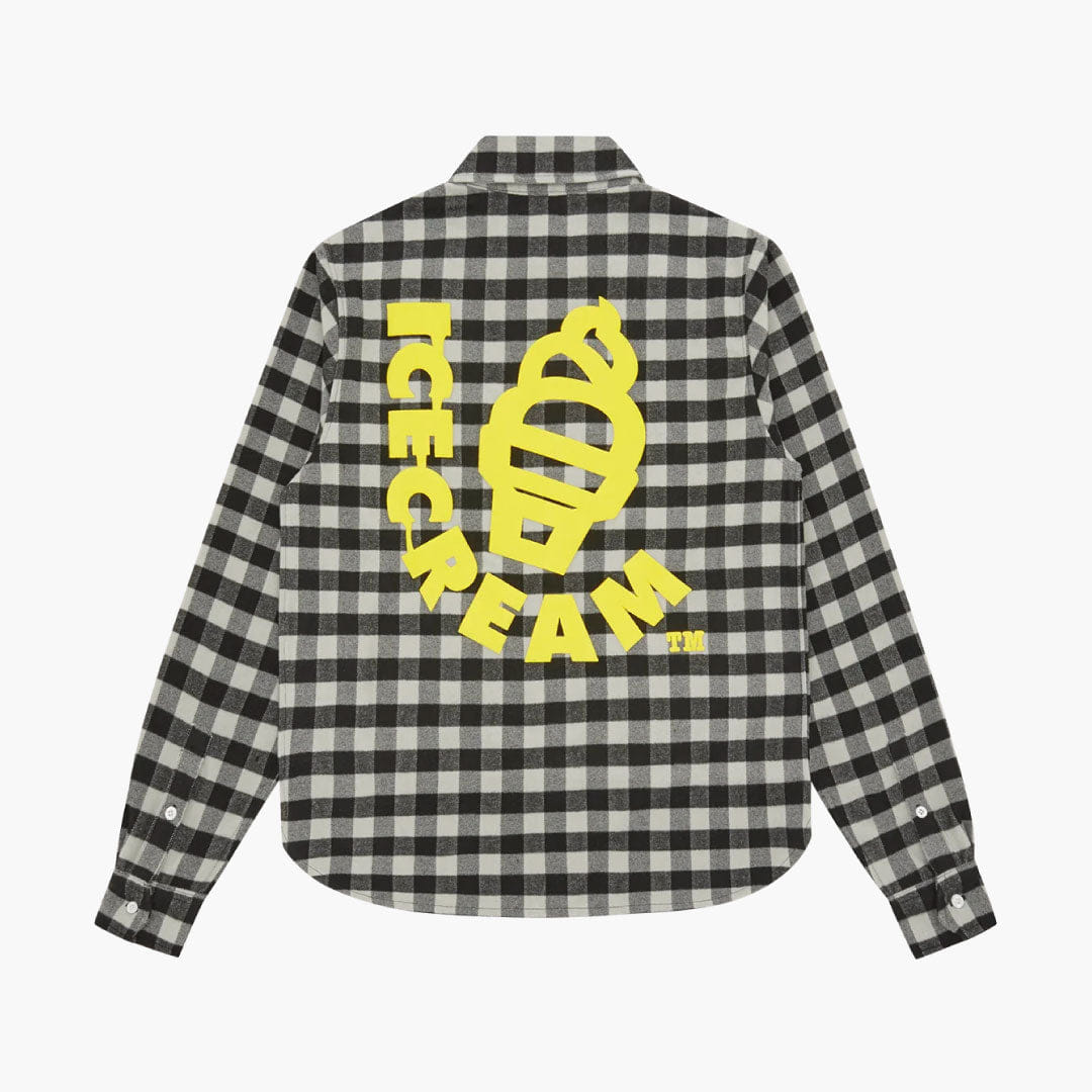 Icecream Check Shirt Grey Check