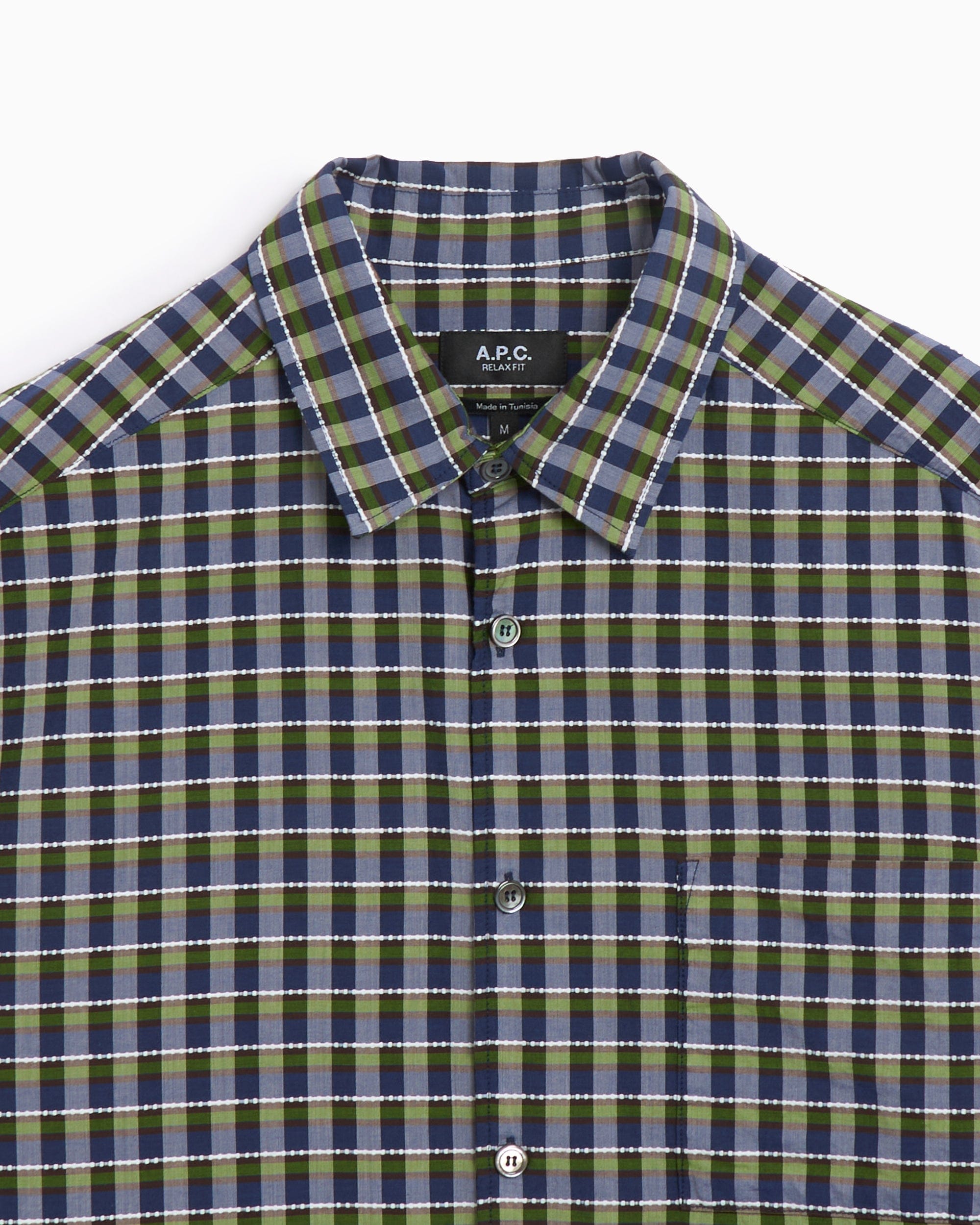 A.P.C. Camisa A.P.C. A.P.C. Ross Men's Short Sleeve Shirt para hombre