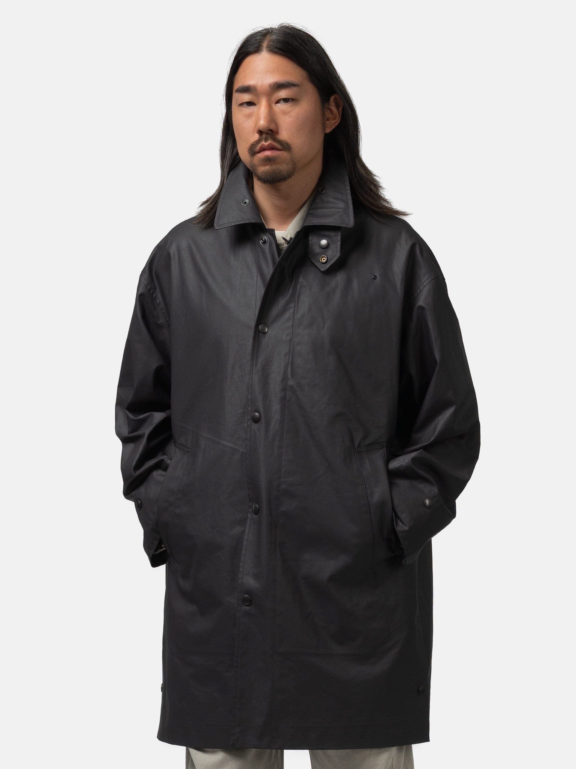 Lemaire Raincoat Slate Black