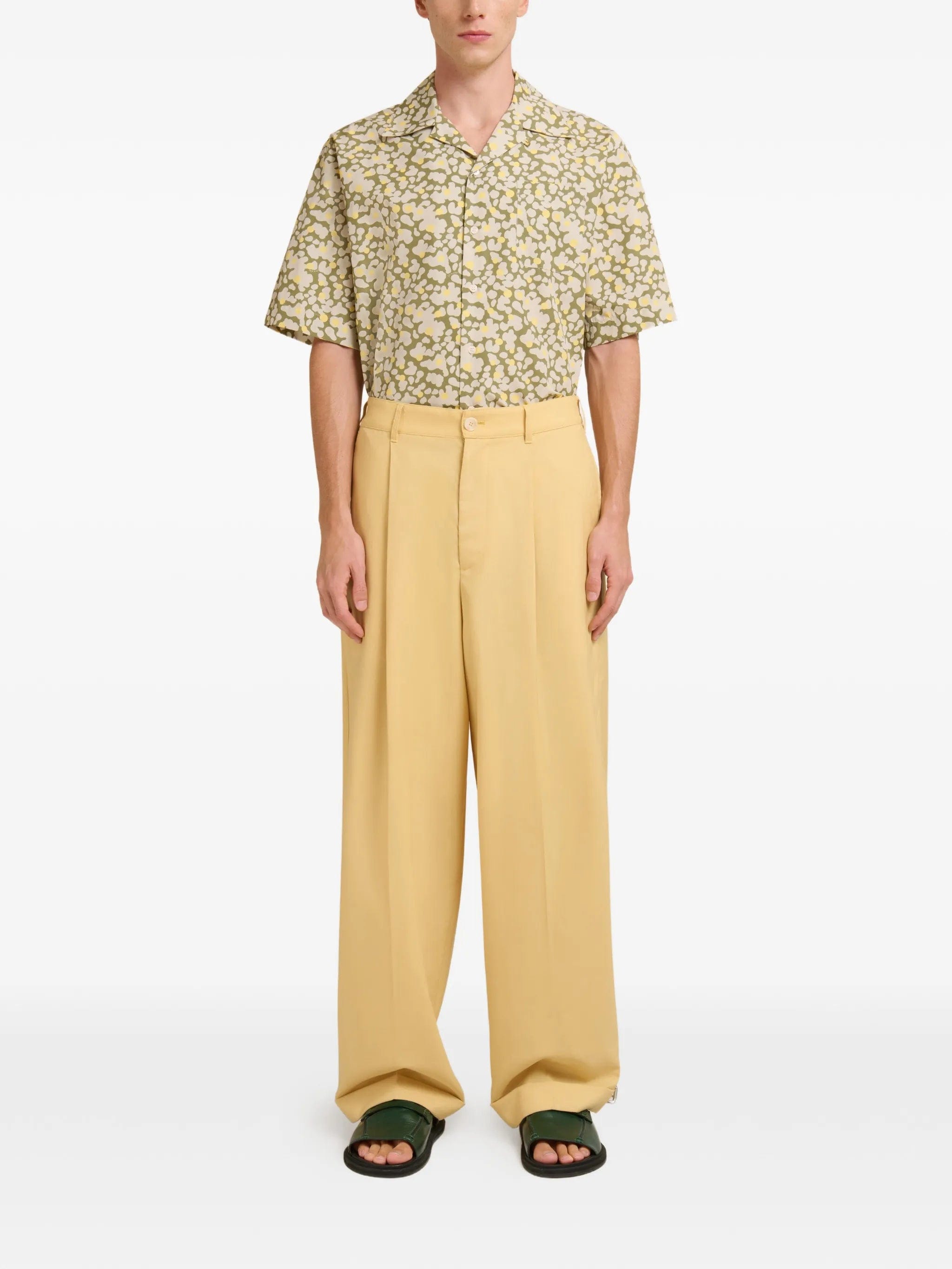 Marni high - waist pleated trousers