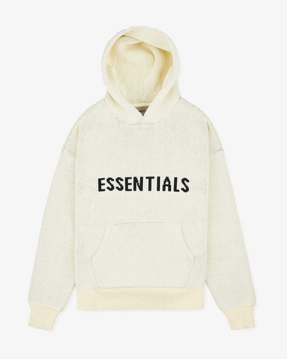 FOG ESSENTIALS SS21 CREAM KNIT HOODIE