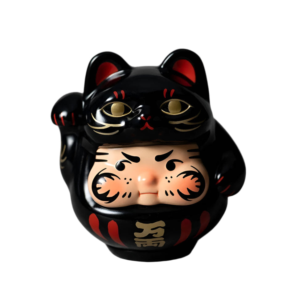 EDITION PP Lucky Cat Daruma (Black cat edition)