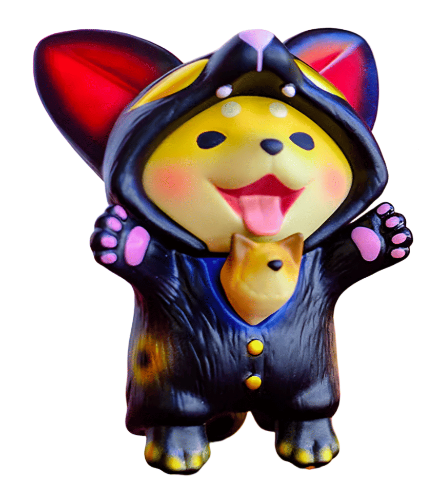 3dretro R.U.Y.H. - Baby Dou Dou (Maneki Black)
