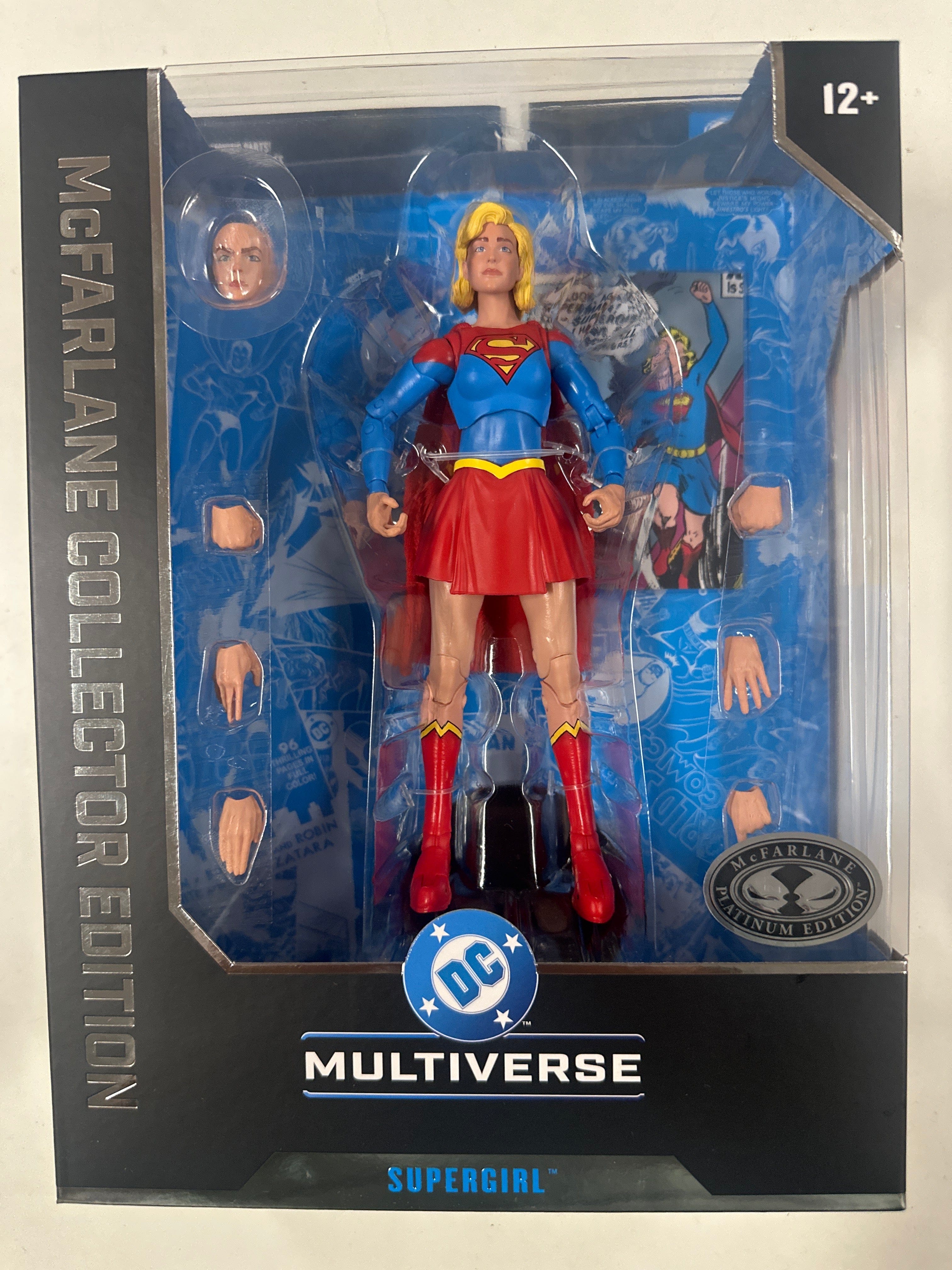 Mcfarlane Toys DC Collector Edition Supergirl PLATINUM EDITION Action Figure
