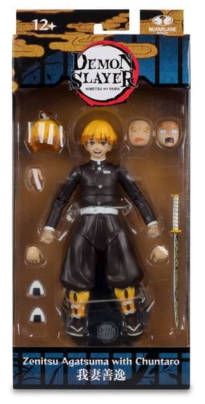 Mcfarlane Toys Demon Slayer Zenitsu Agatsuma and Chuntaro Action Figure