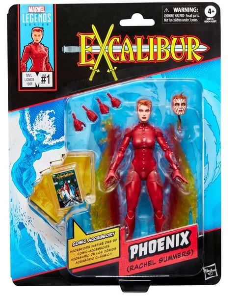 Hasbro Toys Marvel Legends Excalibur #1 Phoenix Rachel Summers Action Figure