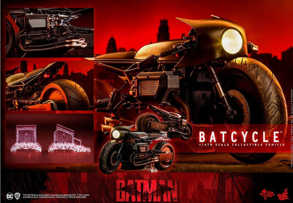 Sideshow Hot Toys 1/6 Scale MMS642 Batcycle for Action Figure