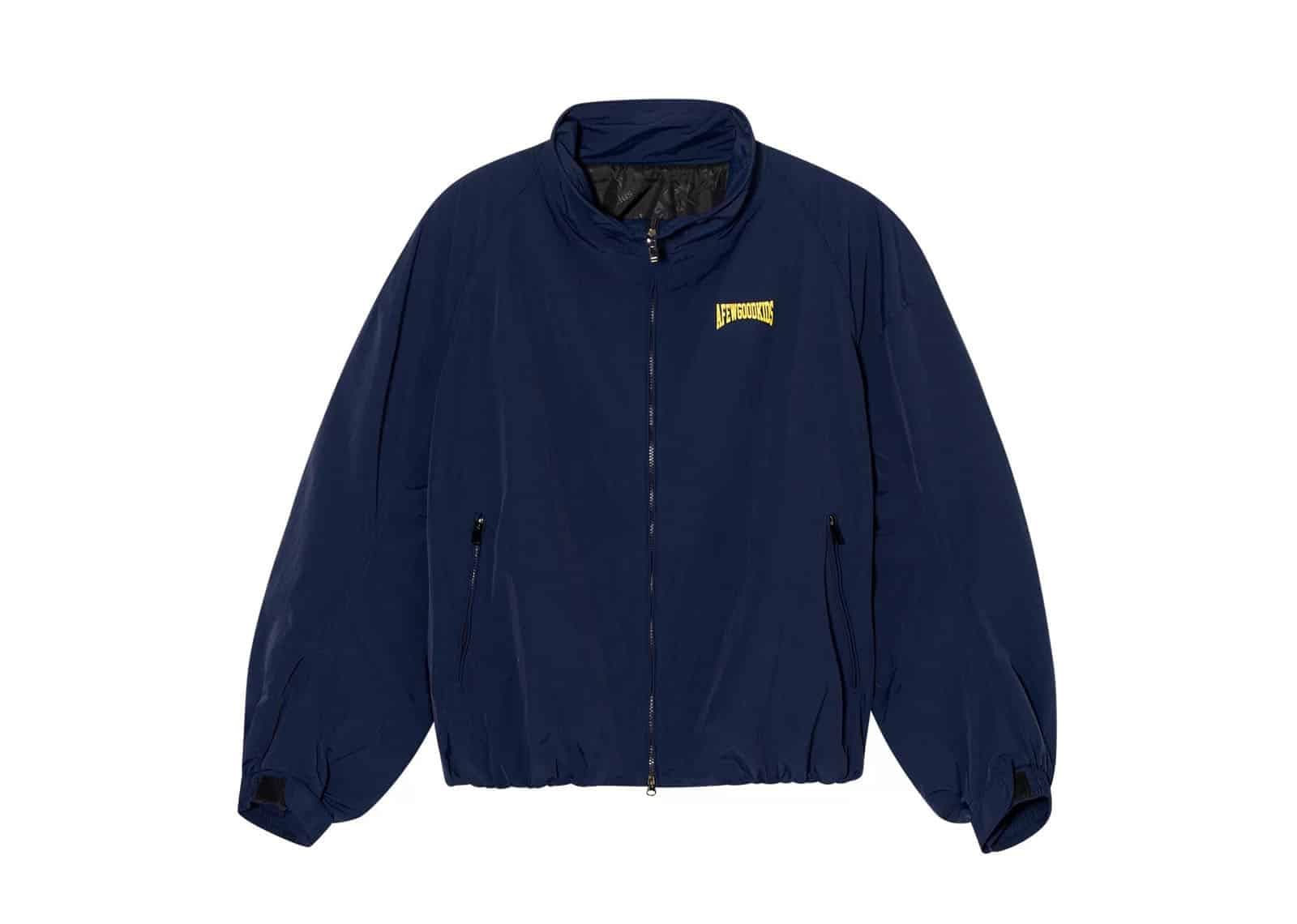 A Few Good Kids Nylon Loose Pilot Jacket Navy