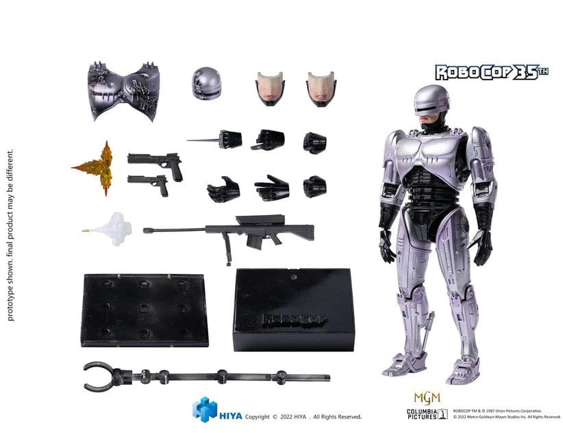 Executive Replicas Hiya Toys Robocop 35th Anniversary 1/12 Action Figure