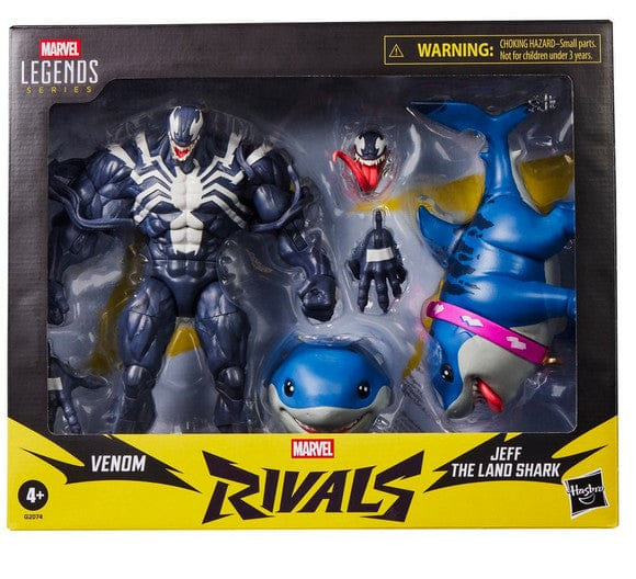 Hasbro Toys **Pre Order**Marvel Legends Marvel Rivals Venom & Jeff the Land Shark Action Figure