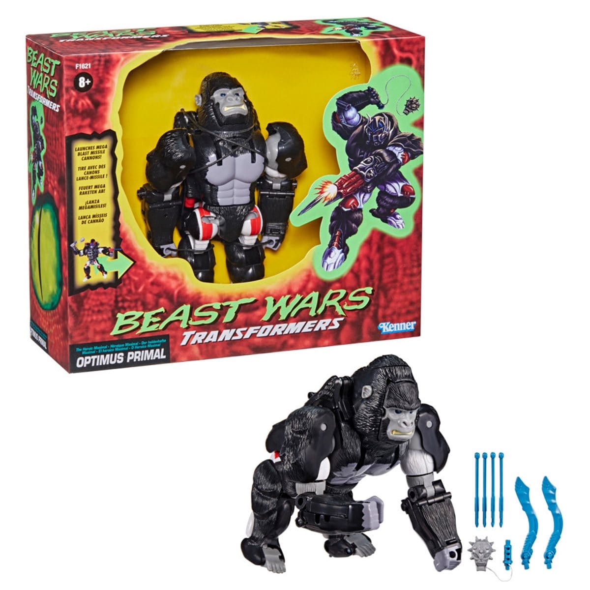 Hasbro Toys Transformers Vintage Beast Wars Optimus Primal Action Figure