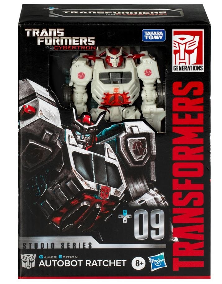 Hasbro Toys Transformers Studio Series Voyager Class Transformers War for Cybertron Gamer Edition Ratchet Action Figure