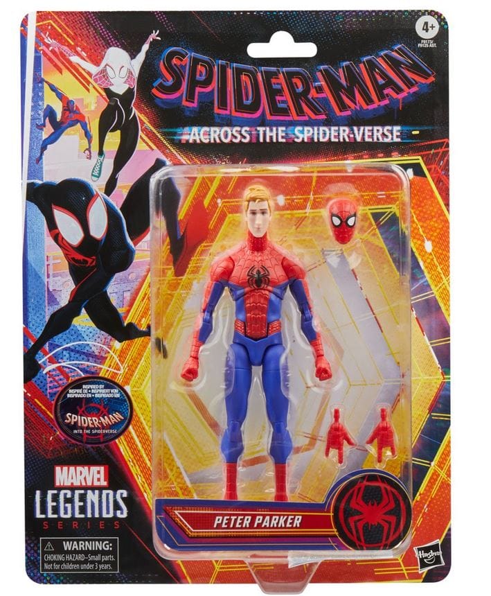 Hasbro Toys Marvel Legends Spider - Man Across the Spider - Verse Peter Parker Action Figure