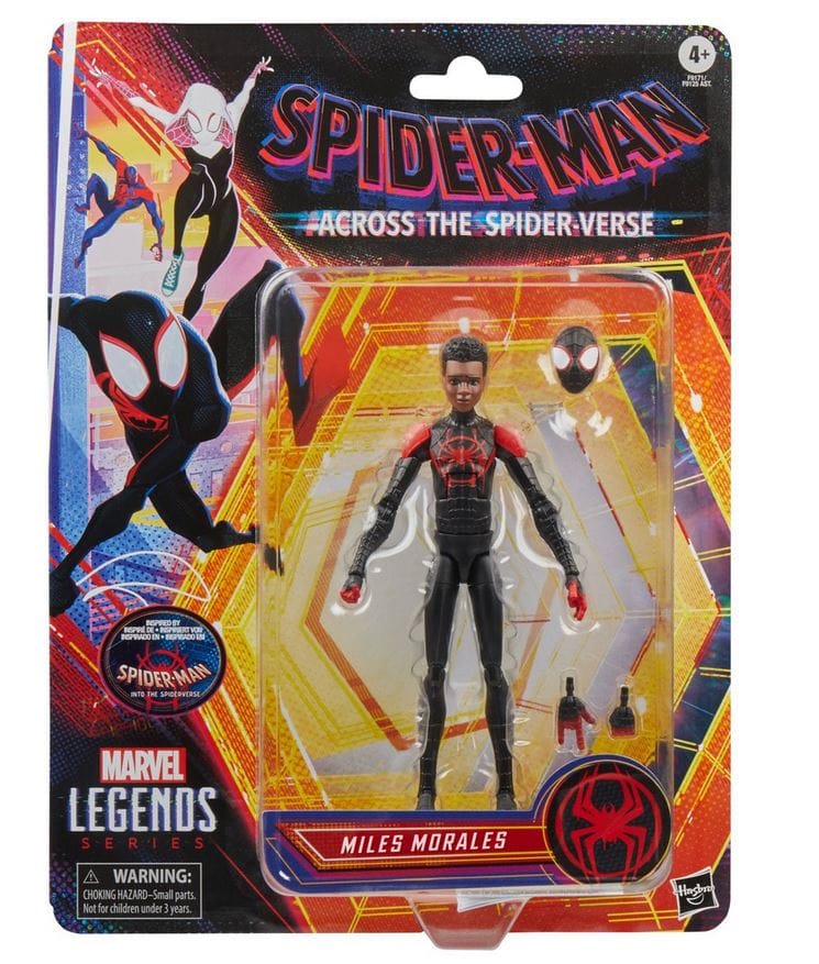 Hasbro Toys Marvel Legends Spider - Man Across the Spider - Verse Miles Morales Action Figure