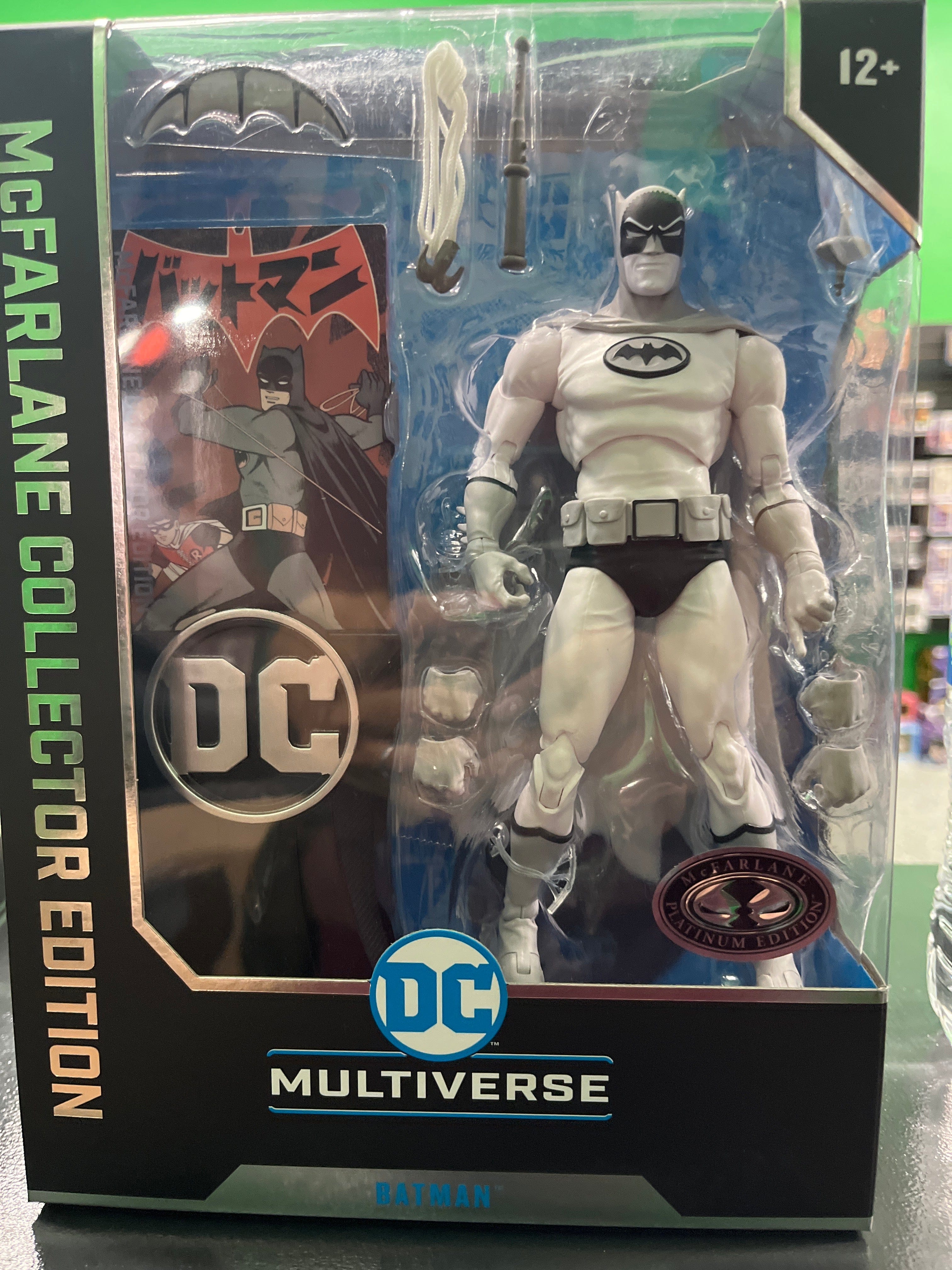 Mcfarlane Toys DC Collector Edition Batman (Bat - Manga) PLATINUM EDITION Action Figure