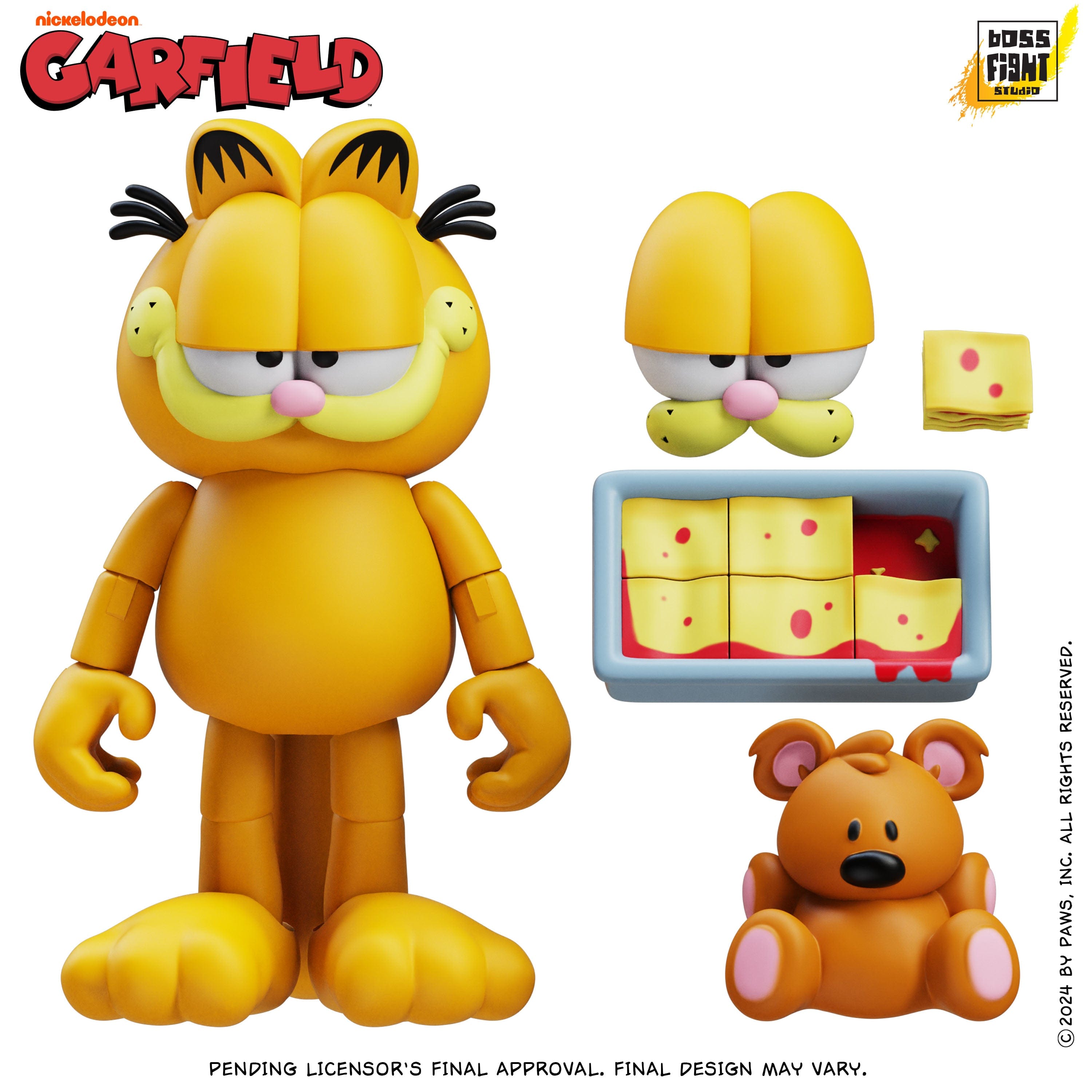 Mattel **Pre Order**Boss Fight Studio Garfield Action Figure