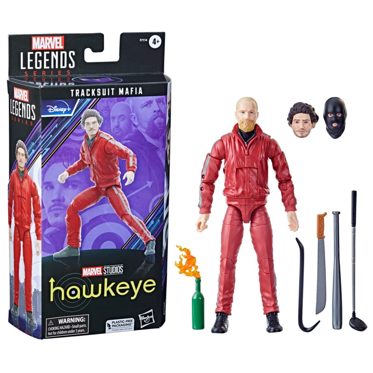 Hasbro Toys Marvel Legends Hawkeye Tracksuit Mafia Action Figure