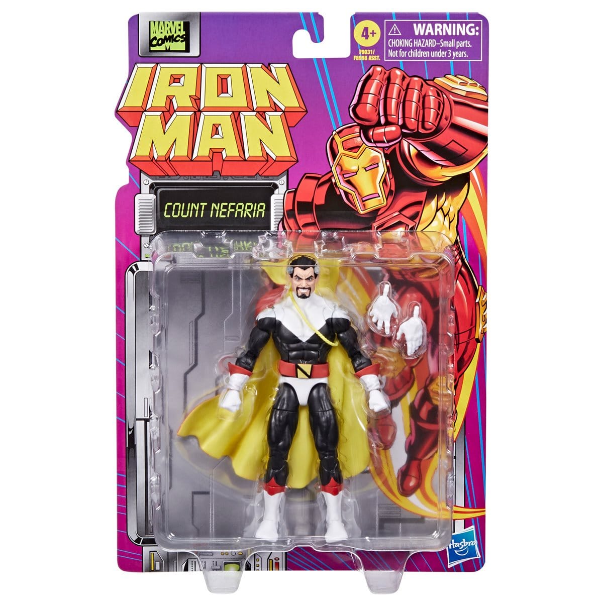 Hasbro Toys Marvel Legends Iron Man Retro Count Nefaria Action Figure