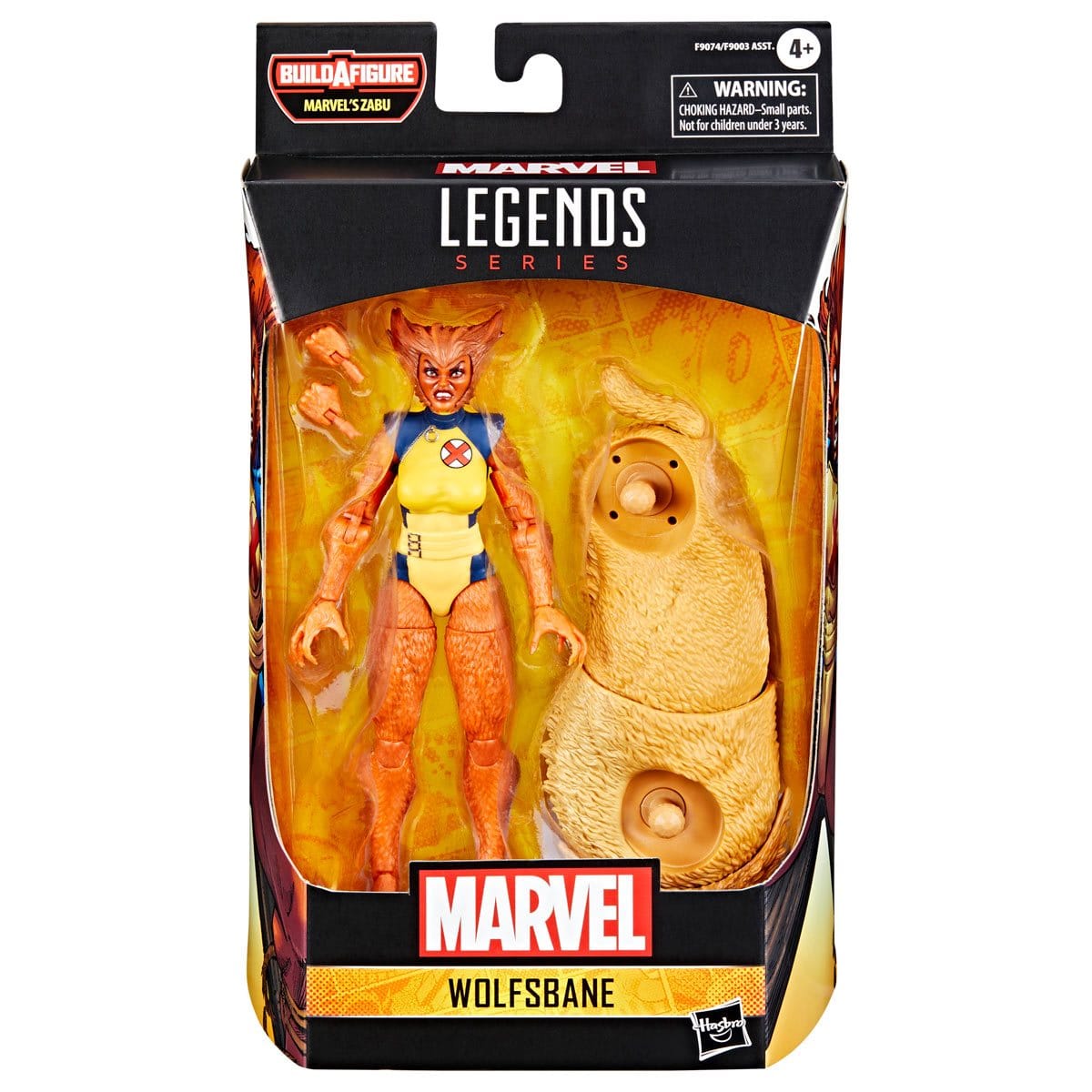 Hasbro Toys Marvel Legends Zabu BAF Wolfsbane Action Figure