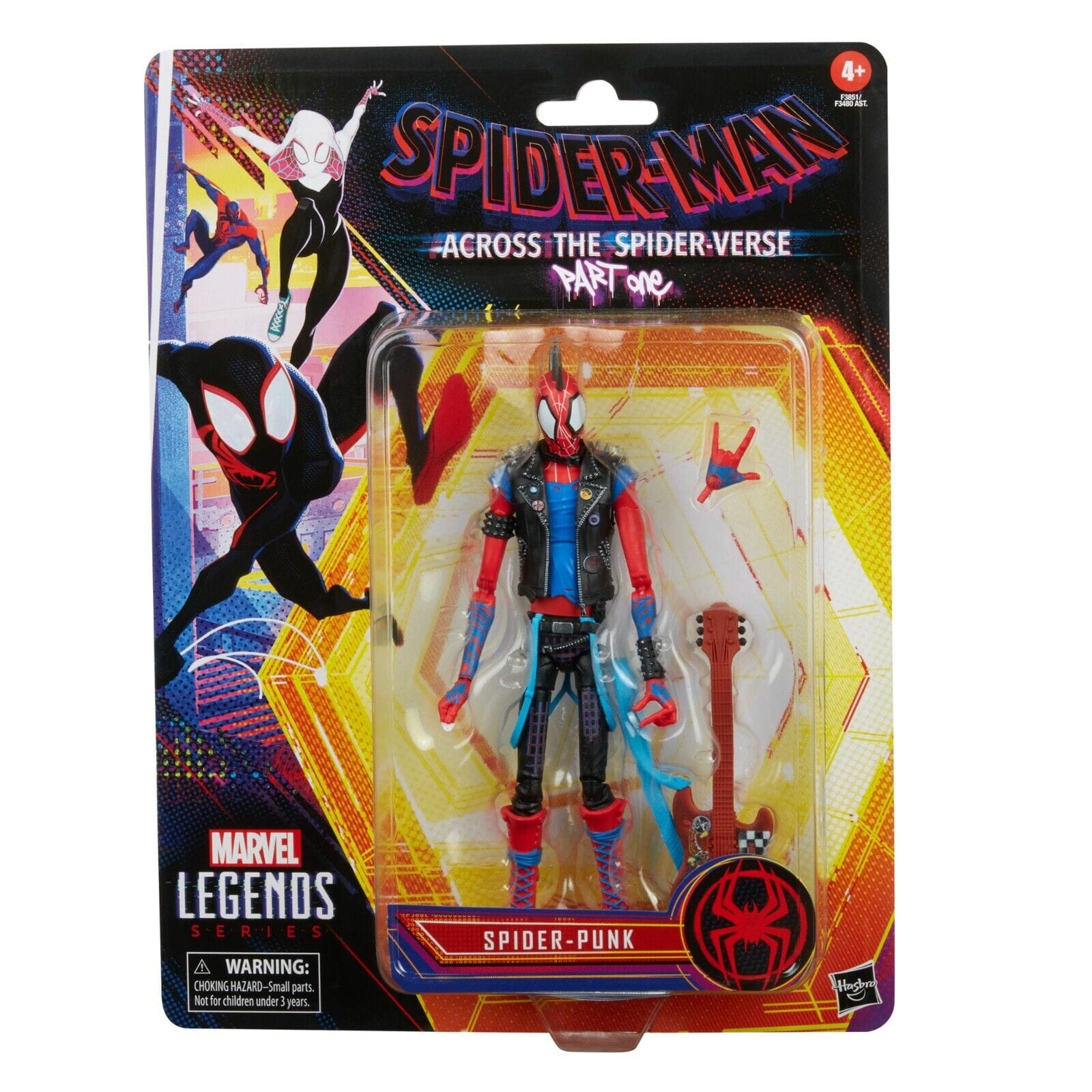 Hasbro Toys Marvel Legends Spider - Man Across the Spider - Verse Spider - Punk Action Figure