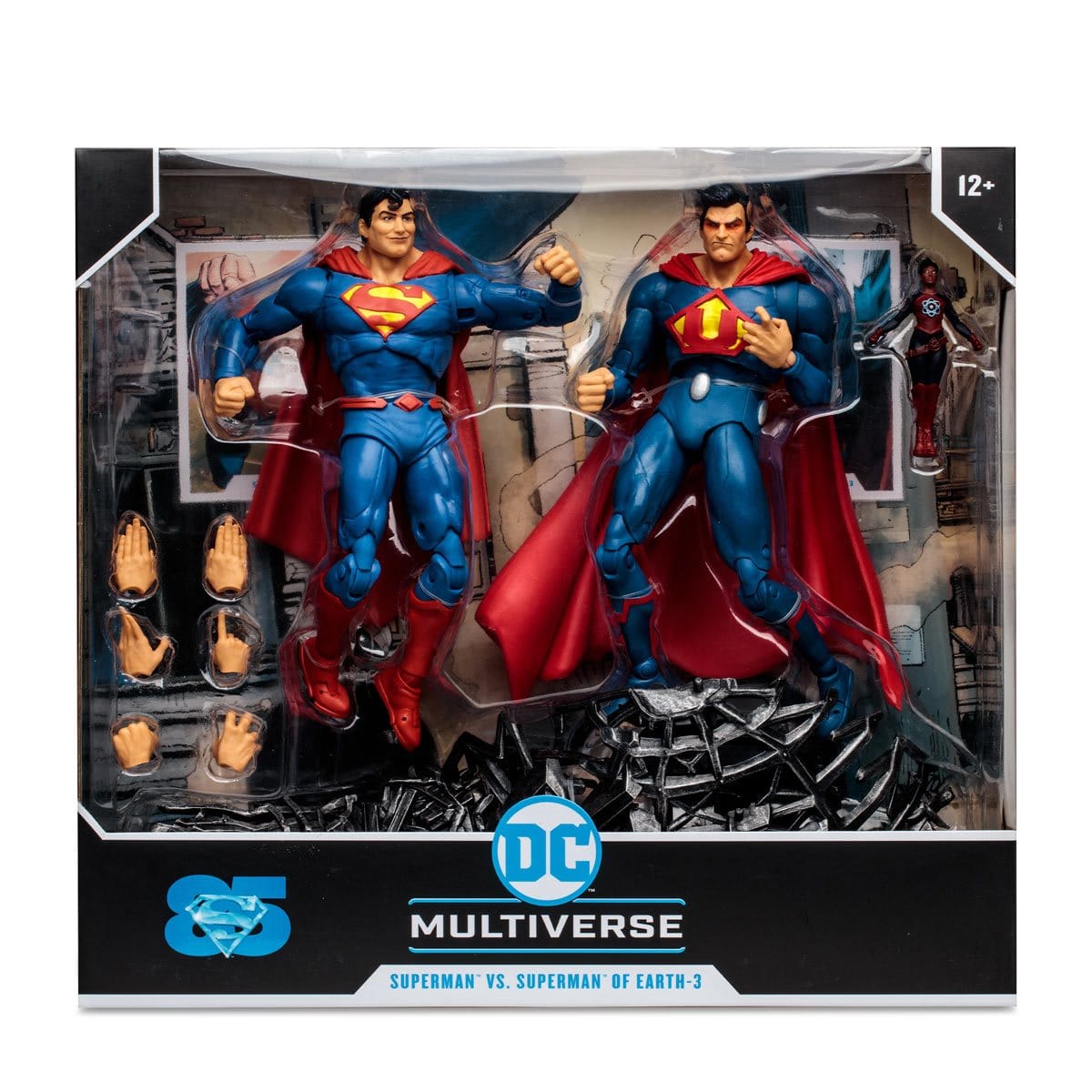 Mcfarlane Toys DC Multiverse Superman vs. Superman of Earth - 3 with Atomica 2pk Action Figure