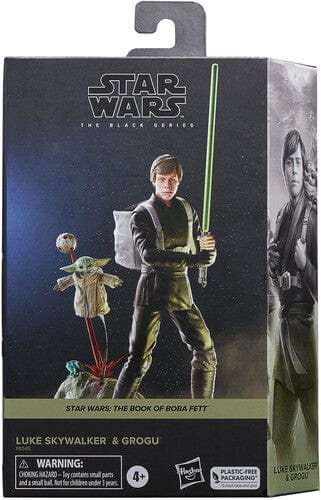 Hasbro Toys Star Wars Black Series The Book of Boba Fett Luke Skywalker & Grogu Action Figure