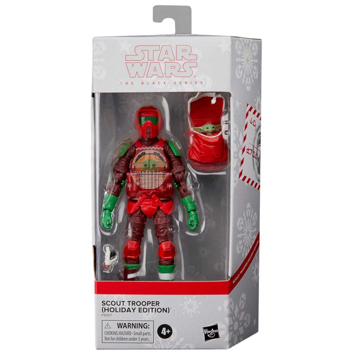 Hasbro Toys Star Wars Black Series Scout Trooper (Holiday Edition) and Grogu Action Figure