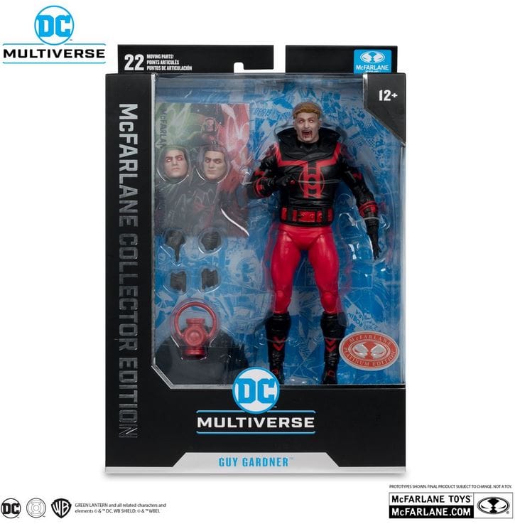 Mcfarlane Toys Collector Edition Guy Gardner Red Platinum Action Figure