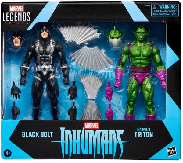 Hasbro Toys Marvel Legends Black Bolt and Marvel's Triton Action Figure