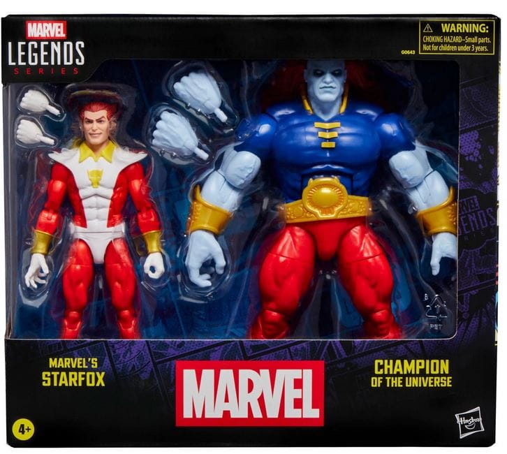 Hasbro Toys Marvel Legends Starfox and Champion of the Universe Action Figure