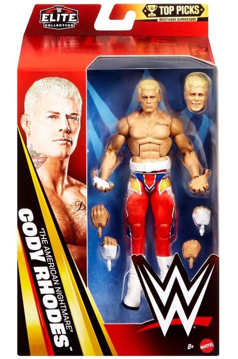 Mattel WWE Elite Top Picks The American Nightmare Cody Rhodes Action Figure