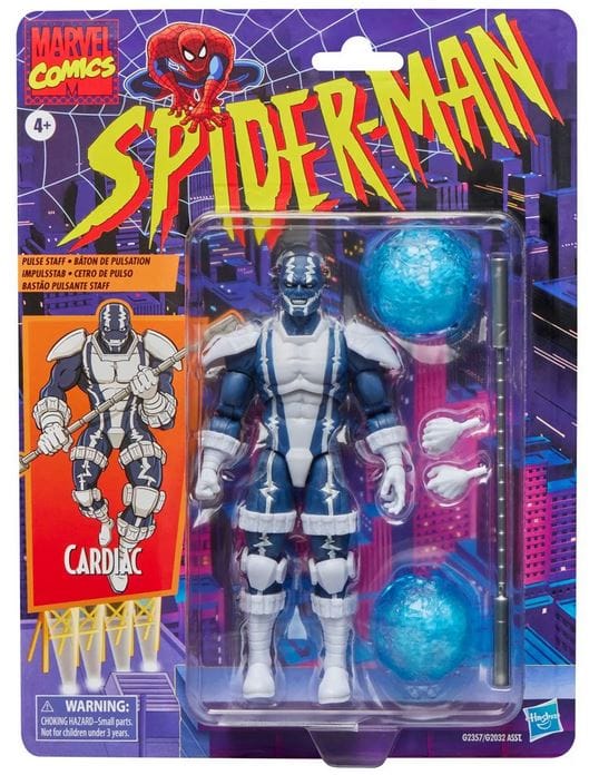 Hasbro Toys Marvel Legends Spider - Man Retro Cardiac Action Figure