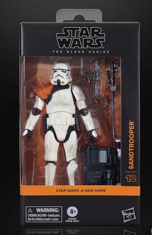 Hasbro Toys Star Wars Black Series A New Hope Sandtrooper Action Figure