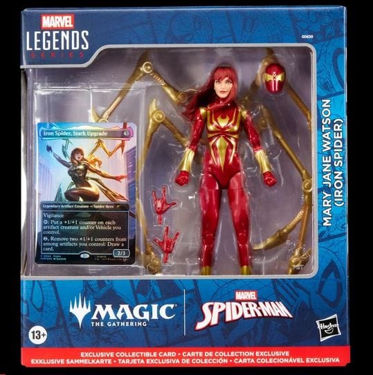 Hasbro Toys Marvel Legends Magic: The Gathering Mary Jane Watson (Iron Spider) Action Figure