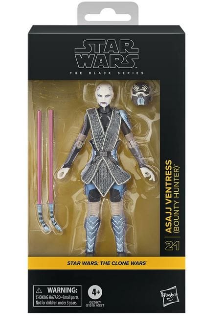 Hasbro Toys Star Wars Black Series The Clone Wars Asajj Ventress Action Figure