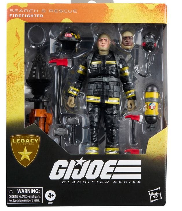 Hasbro Toys G.I. Joe Classified Series Search & Rescue Firefighter Action Figure