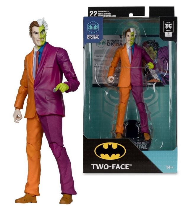 Mcfarlane Toys Two - Face The Silver Age Digital Collectible Action Figure