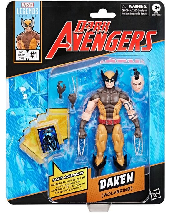 Hasbro Toys Marvel Legends Daken (Wolverine) Dark Avengers Action Figure