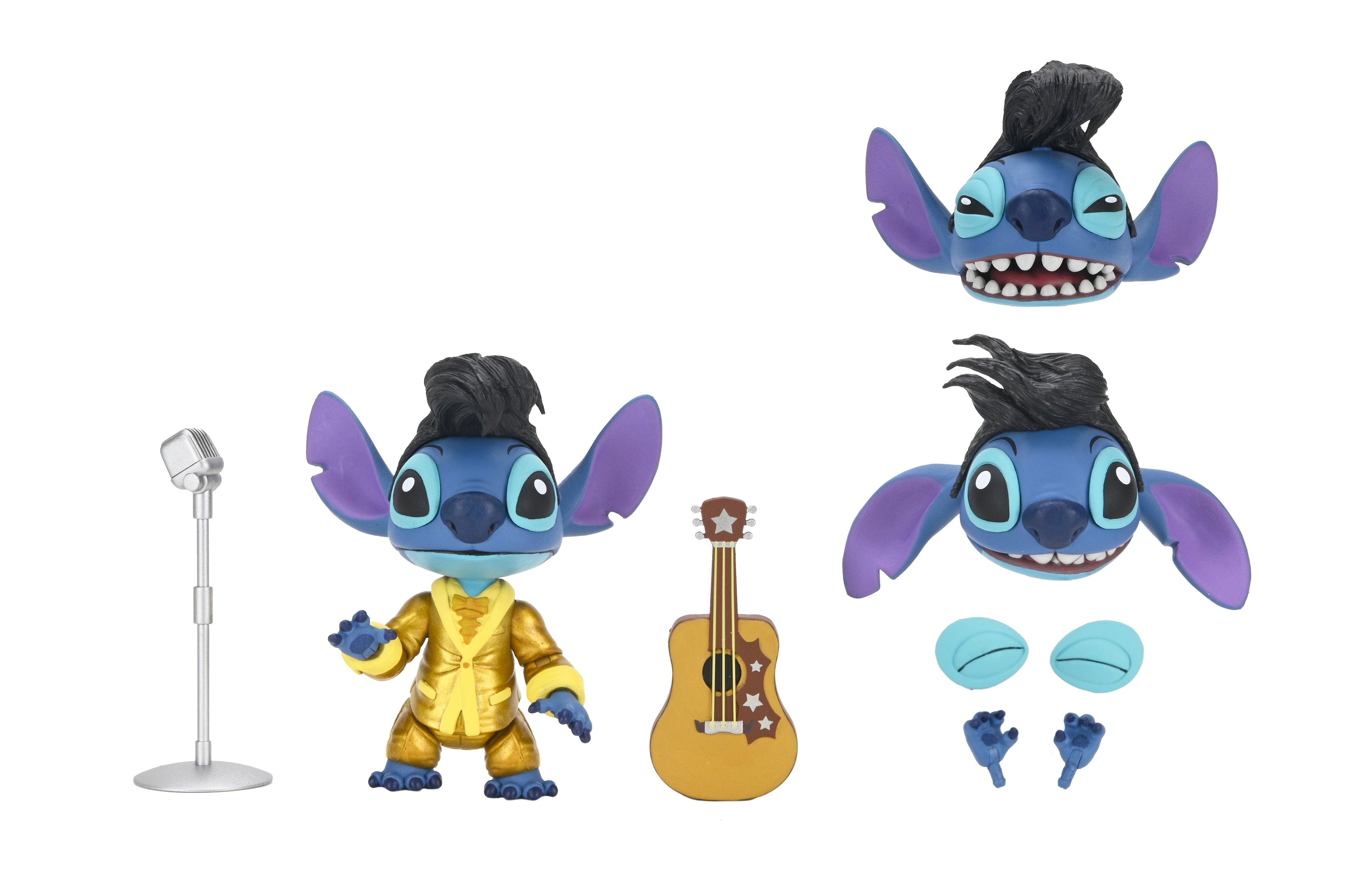 Neca Toys NECA DISNEY: LILO & STITCH ULTIMATE GOLD SUIT ELVIS STITCH Action Figure