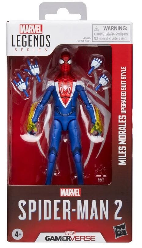 Hasbro Toys Marvel Legends Spider - Man 2 Gamerverse Miles Morales Upgraded Suit Style Action Figure