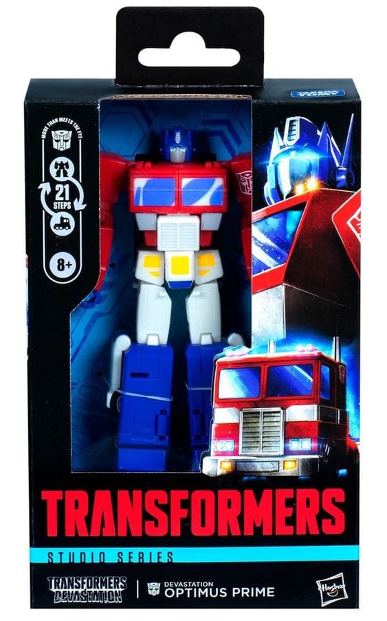 Hasbro Toys Transformers Studio Series Deluxe Class Devastation Optimus Prime Action Figure