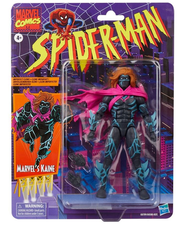 Hasbro Toys Marvel Legends Spider - Man Retro Kaine Action Figure