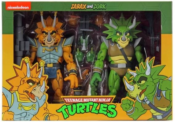 Neca Toys NECA TMNT Teenage Mutant Ninja Turtles Zarax and Zork 2 Pack Action Figure