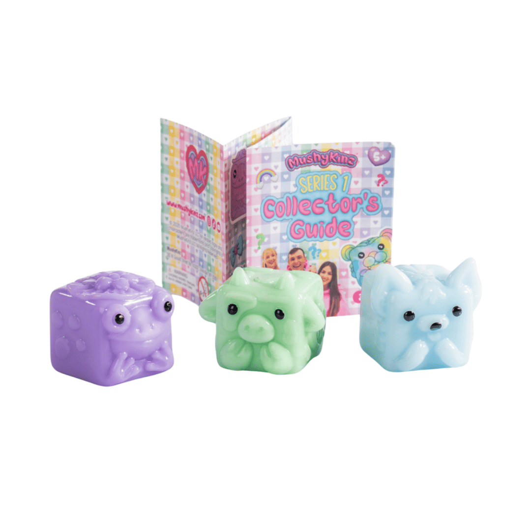 Mushykinz Mystery Mini 3 Pack Squishy Collectible Figures