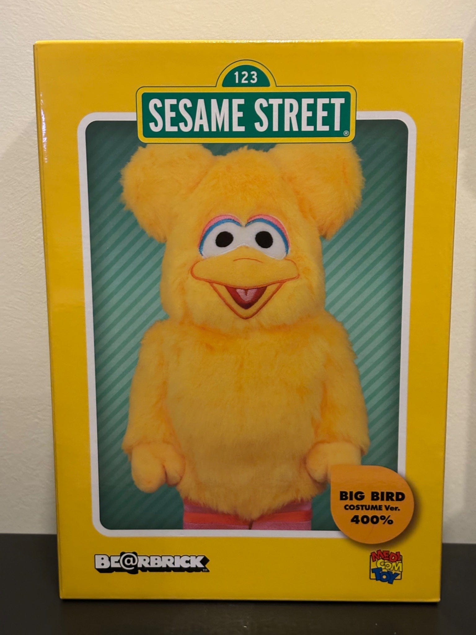 Flora Bearbrick Big Bird 400% Figure by Medicom Toys
