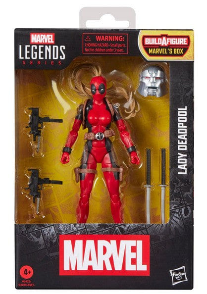 Hasbro Toys Marvel Legends Lady Deadpool Box BAF Action Figure