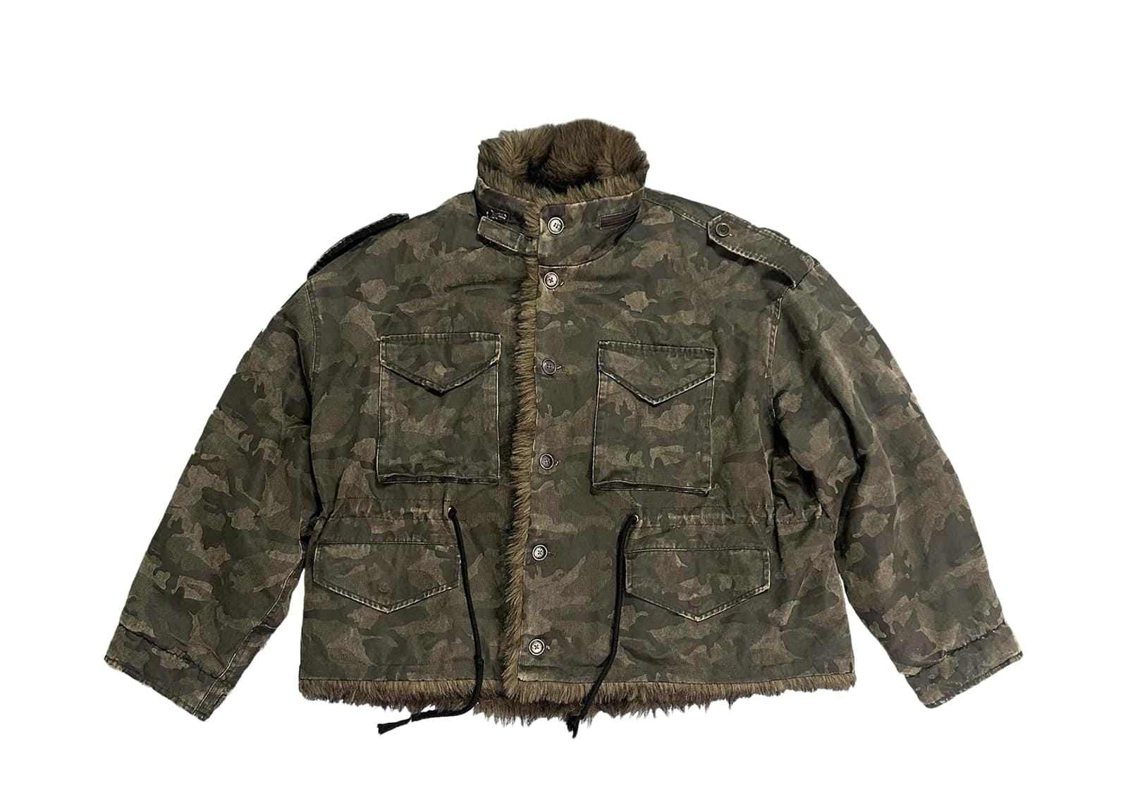KLICK CLAK 25AW Snow Monster Dark Pattern Jacket Camo