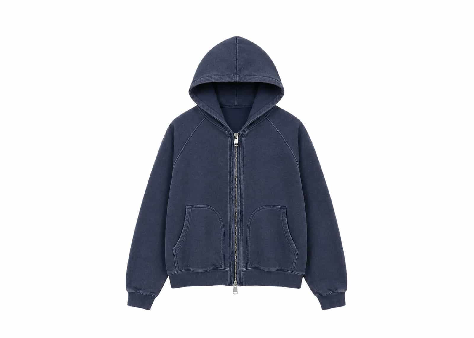 Karakoroo Multi Zip Up Hoodie Navy