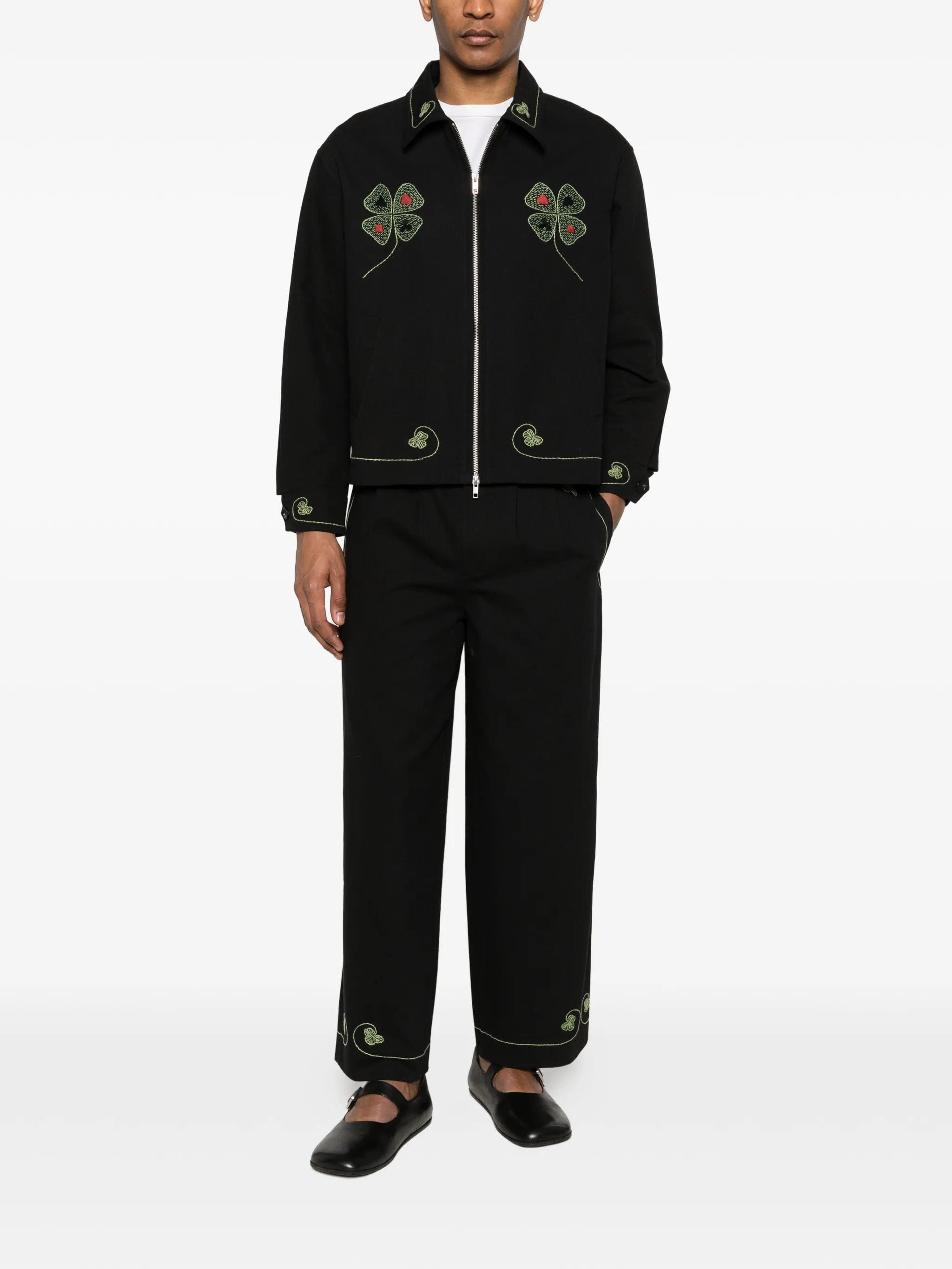 BODE Lucky Draw embroidered trousers