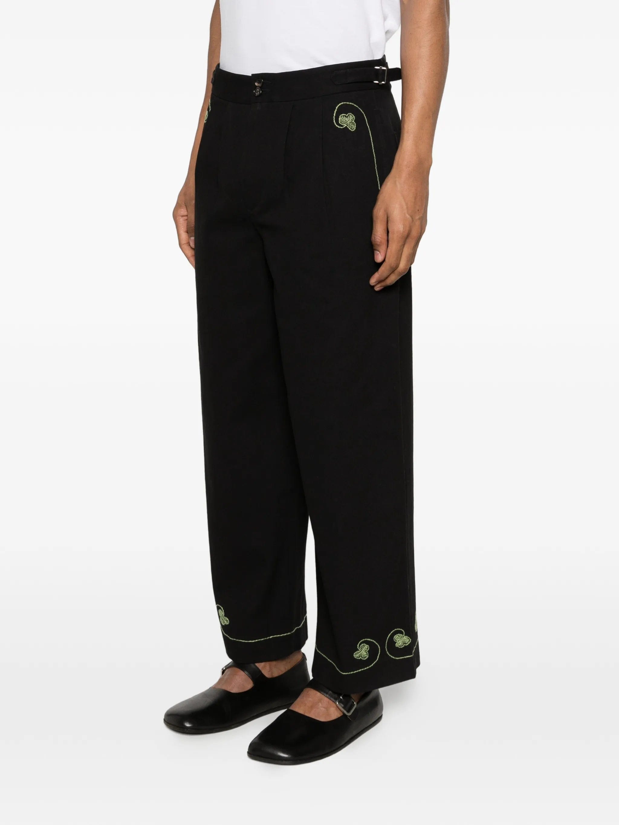 BODE Lucky Draw embroidered trousers